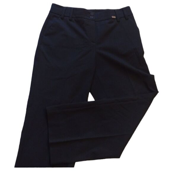 SOLD Geiger Austrian black trouser straight high quality office professional 40 - Picture 1 of 12